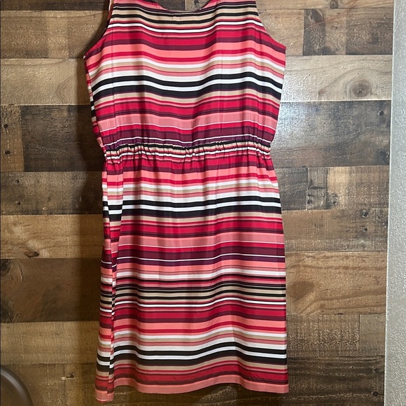 LOFT Women's Vibrant Striped Midi Dress - Picture 3 of 3